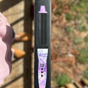 Purple Floral Hair Styling Tool from Calista
